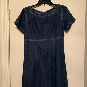3/$20 Liz Claiborne Denim Knee-length dress size 8 womens
